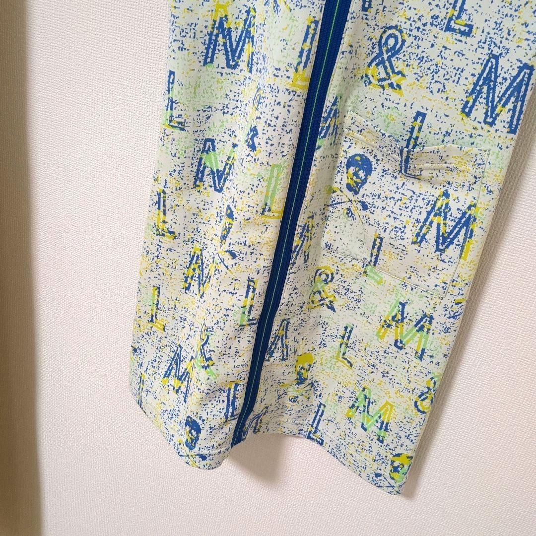 ★美品★MARK & LONA　モザイクロゴモックネックワンピース　38