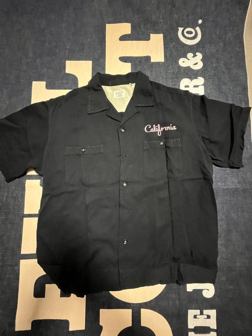 フラットヘッド King Bar 初代 ボウリングシャツ