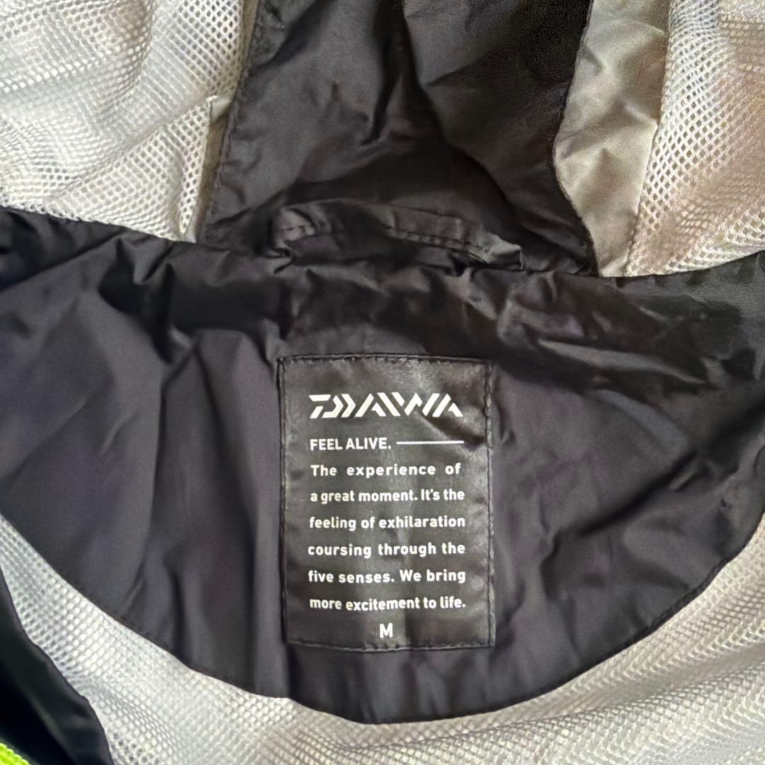 DAIWA DR-3304 レインウェア Mサイズ　人気なウロコ柄