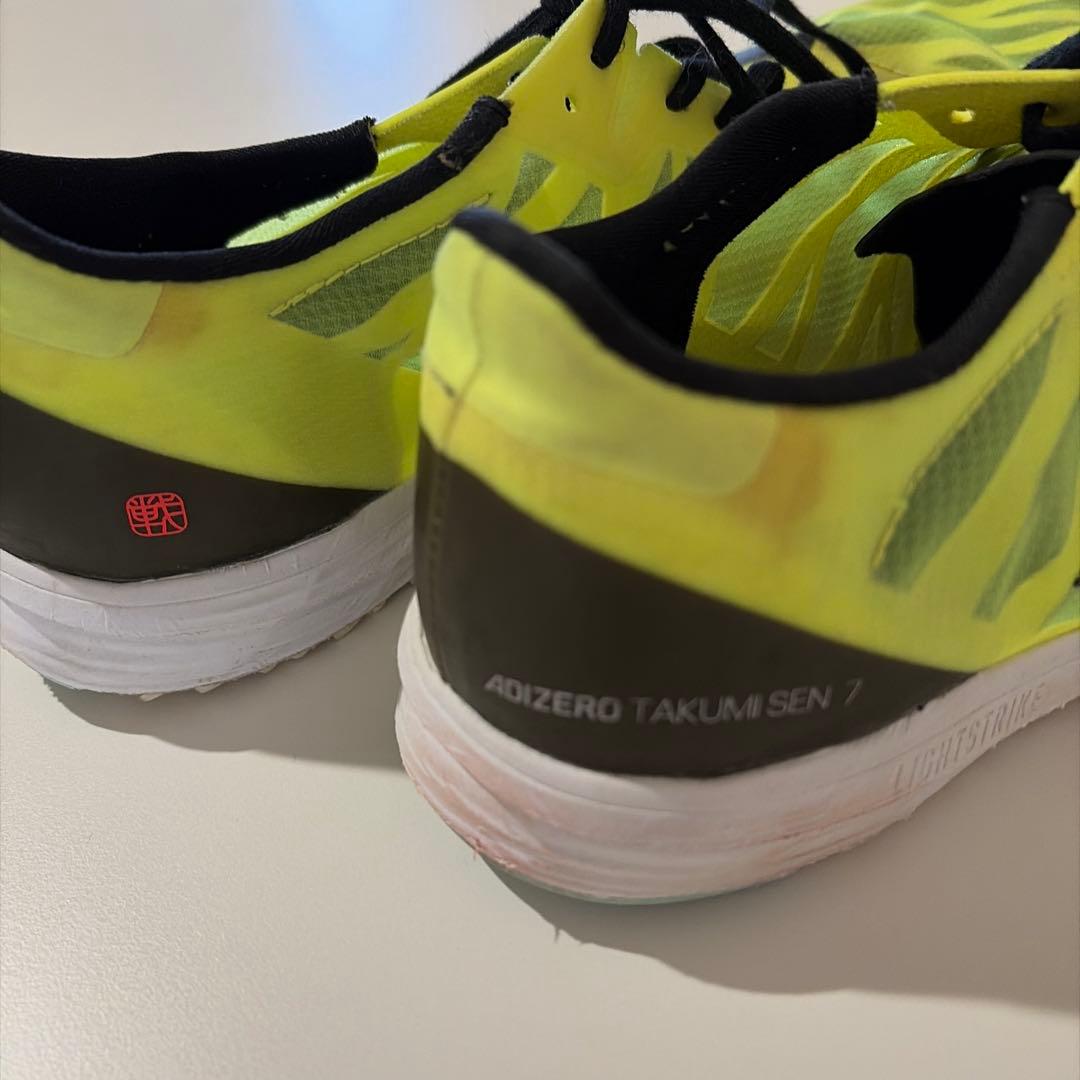 ADIZERO TAKUMI SEN 7 26.5cm 薄底　ランニングシューズ