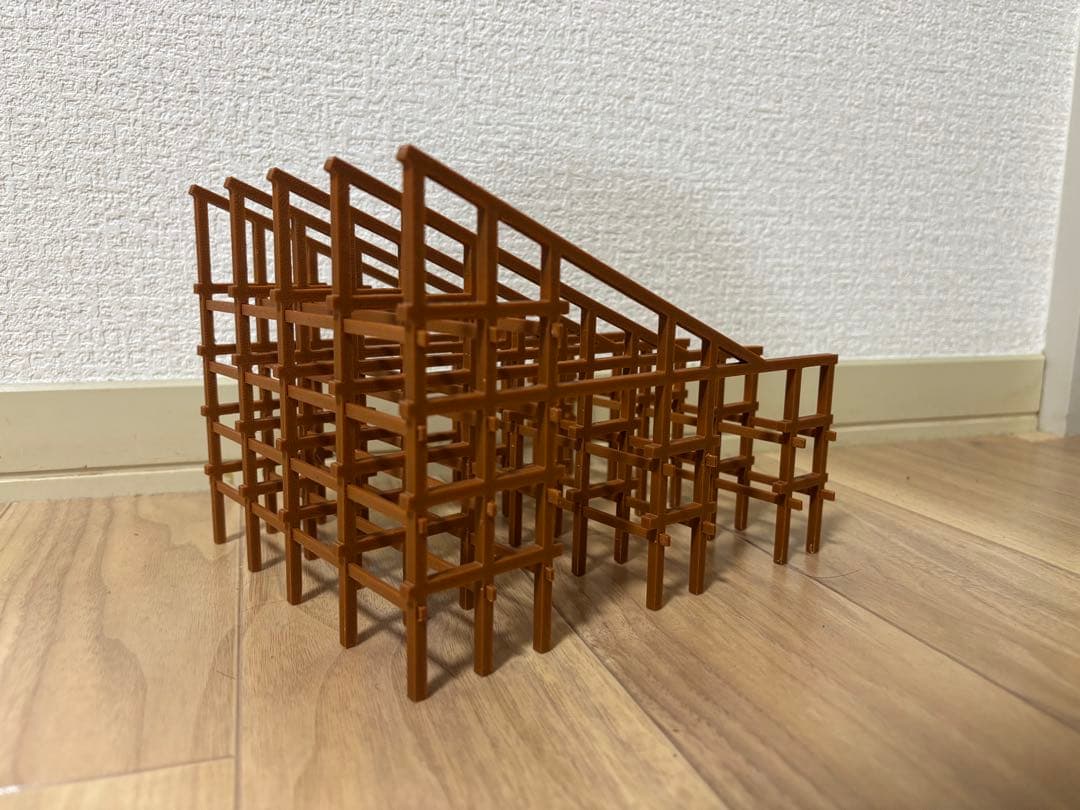 大阪万博 大屋根リング1/144 模型「仕上げ前商品」　3セット商品