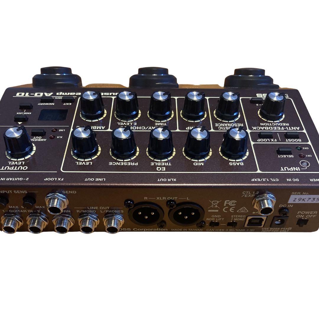 【美品】BOSS AD-10 アコースティックプリアンプ