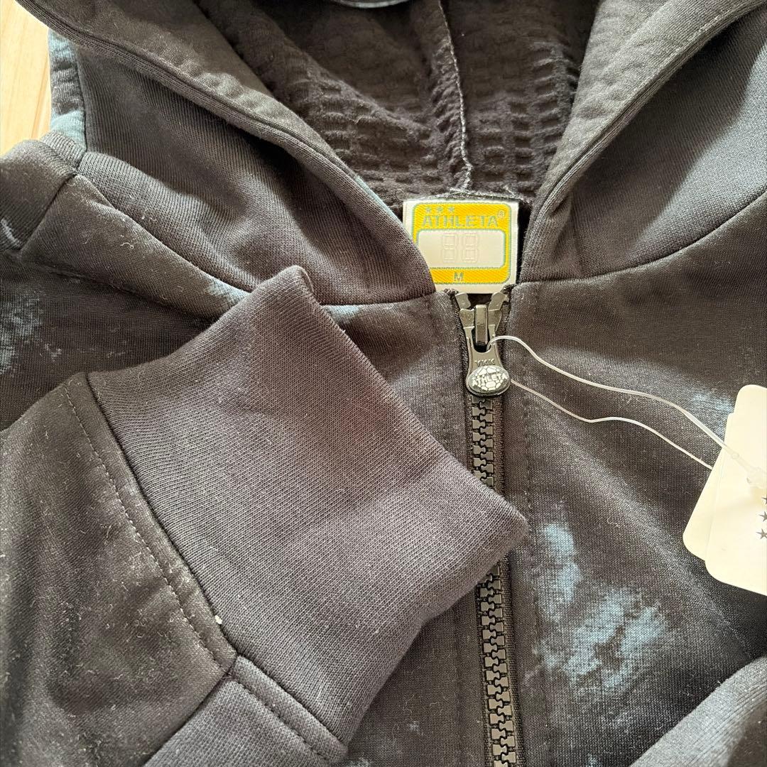ATHLETA ブラック フーディー M