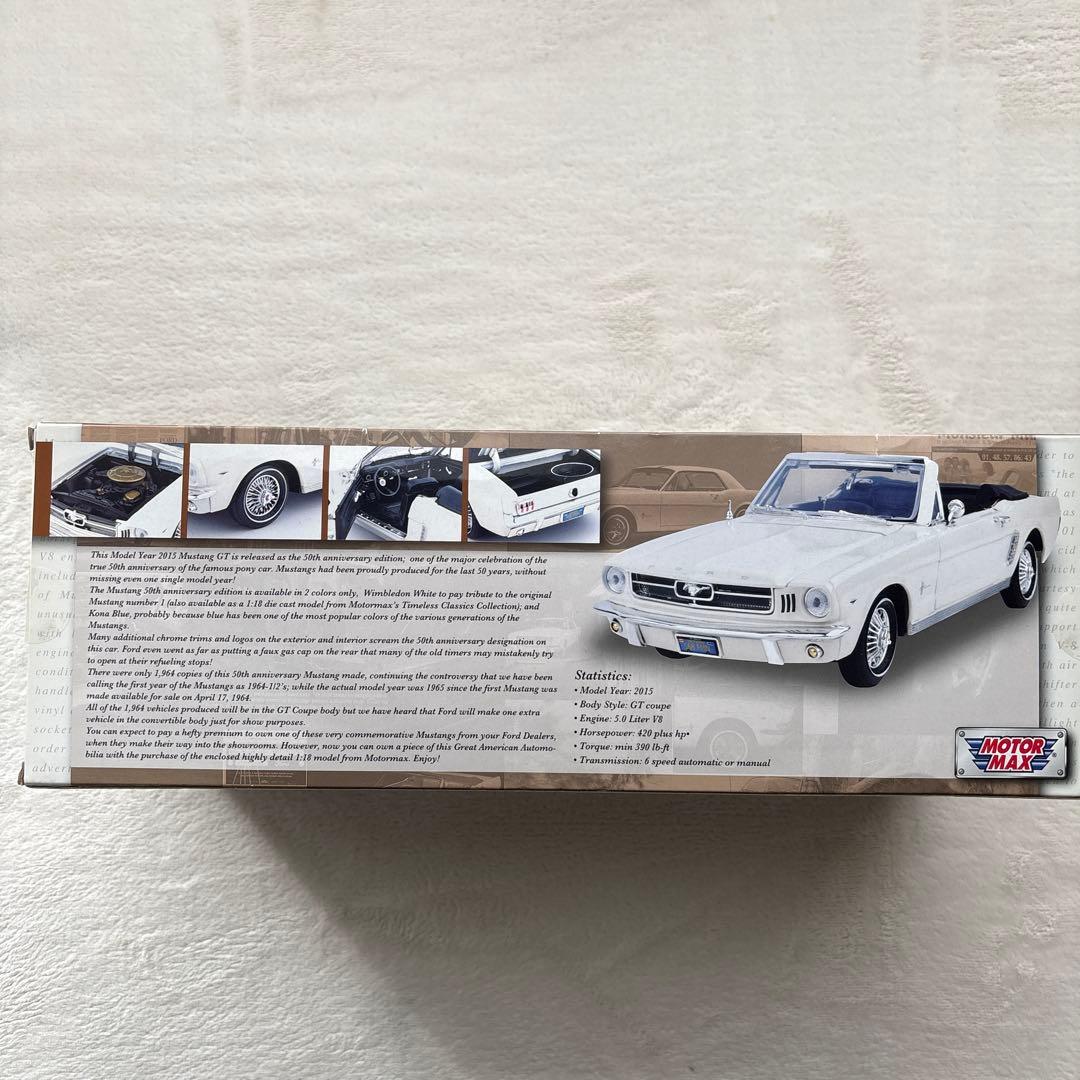 1964 1/2 Ford Mustang 1/18 ダイキャストモデル