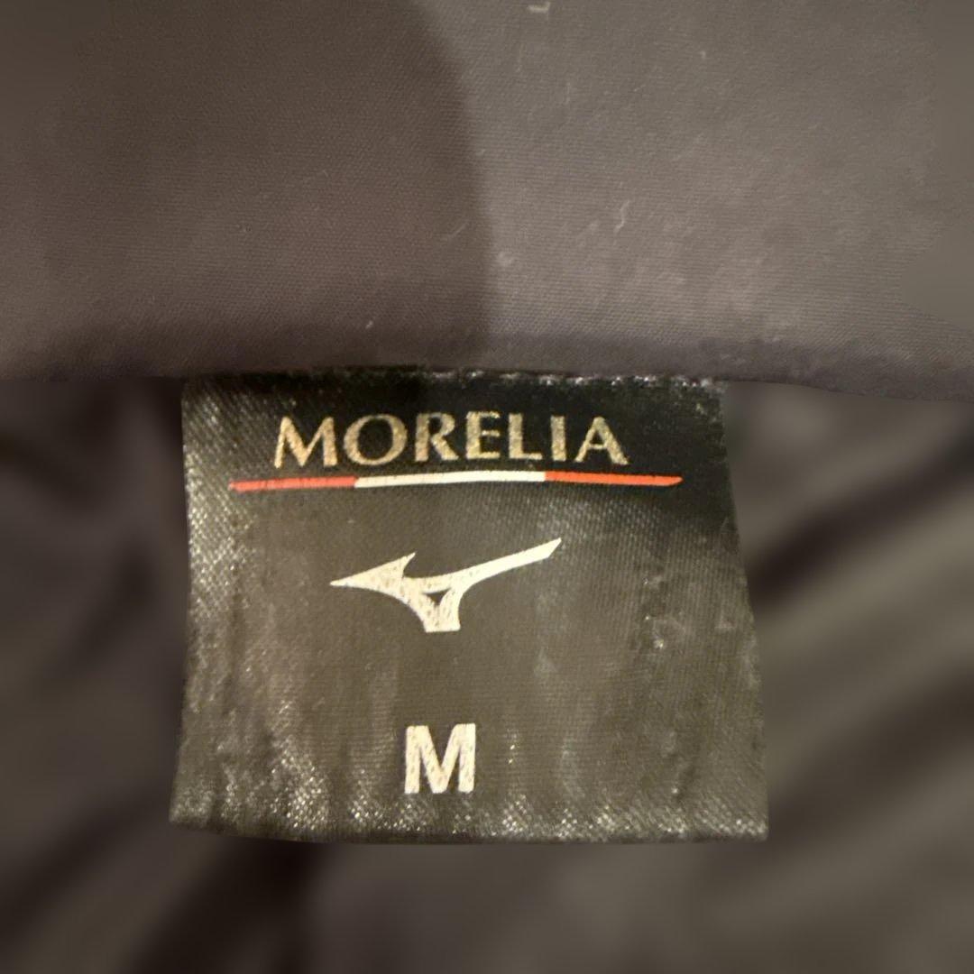 MORELIA サッカーベンチコート　M　黒/赤