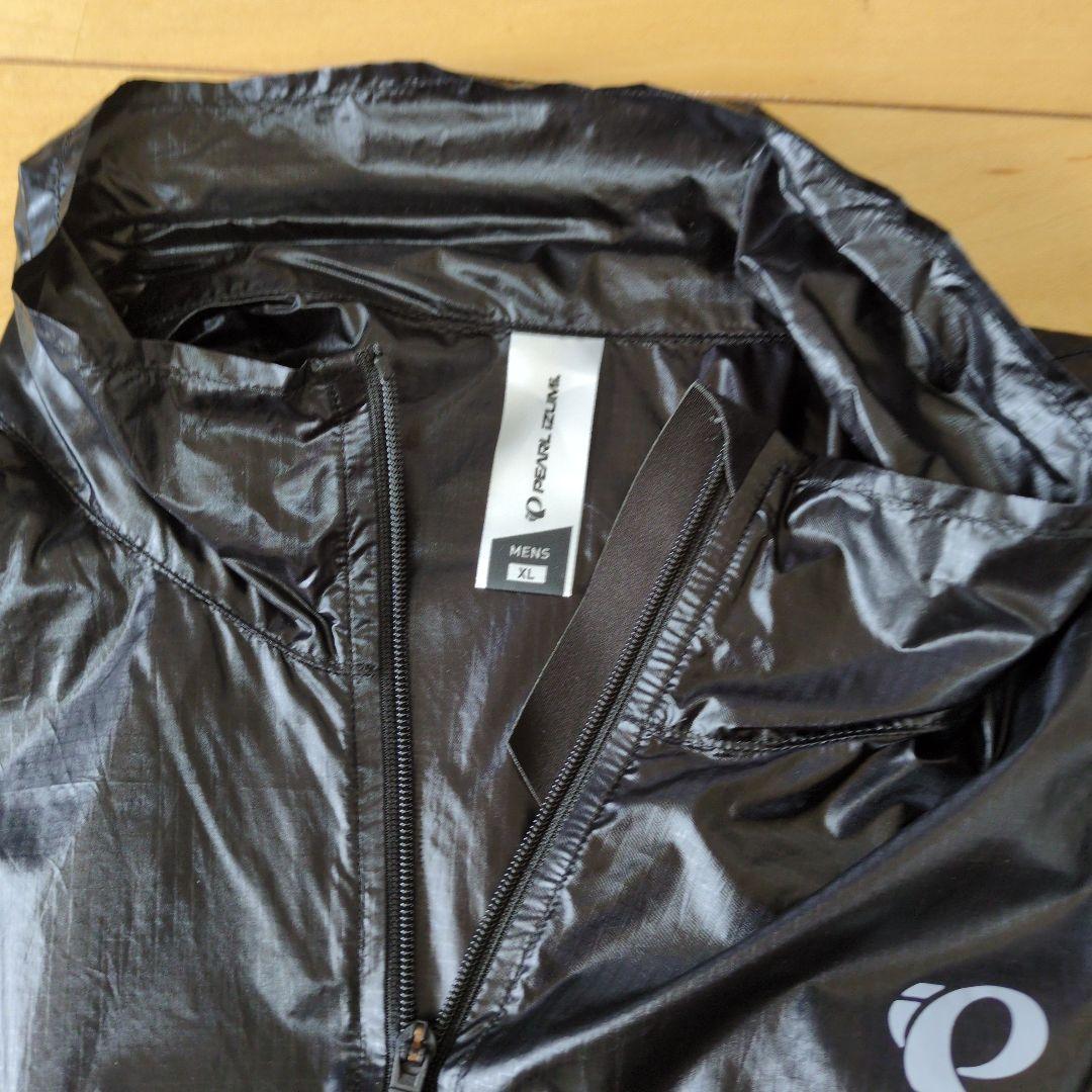 【着用1回】PEARL IZUMI ブラック ウィンドブレーカー　XLサイズ