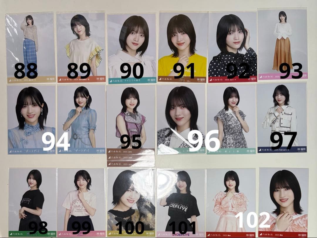 乃木坂46 林瑠奈 生写真、グッズまとめ売り