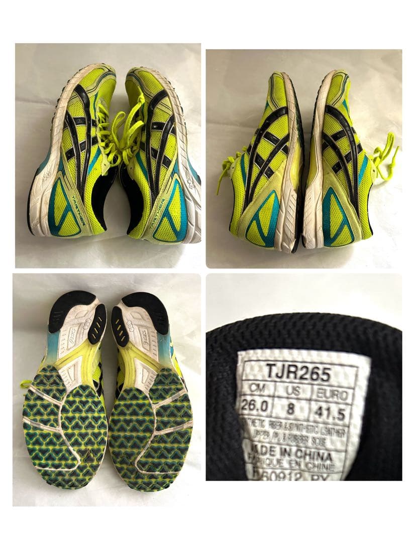 Nike サッカートレーニングシューズ　asicsランニングシューズ