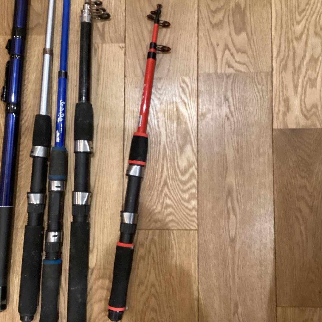 スピニングロッド 5本セット