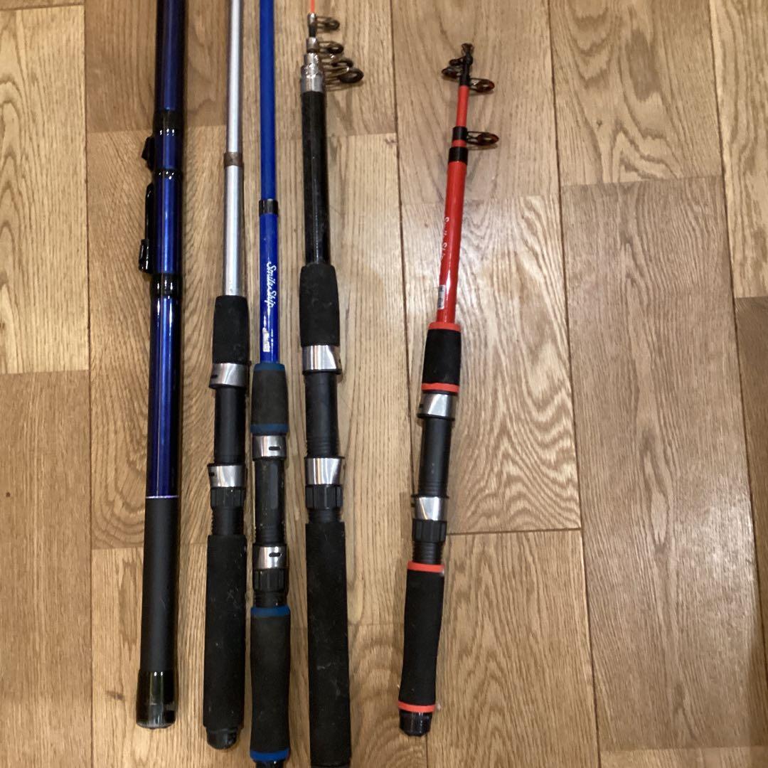 スピニングロッド 5本セット