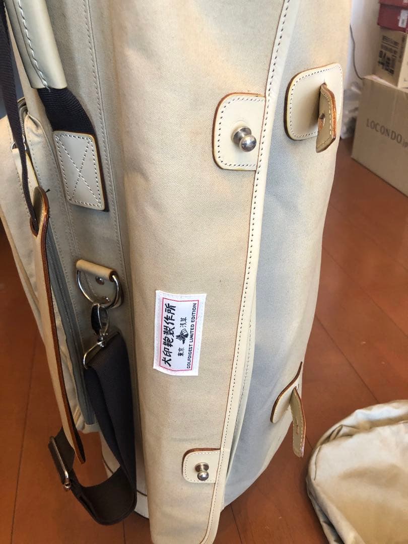 東京浅草　犬印鞄製作所　★帆布★ゴルフバッグ★