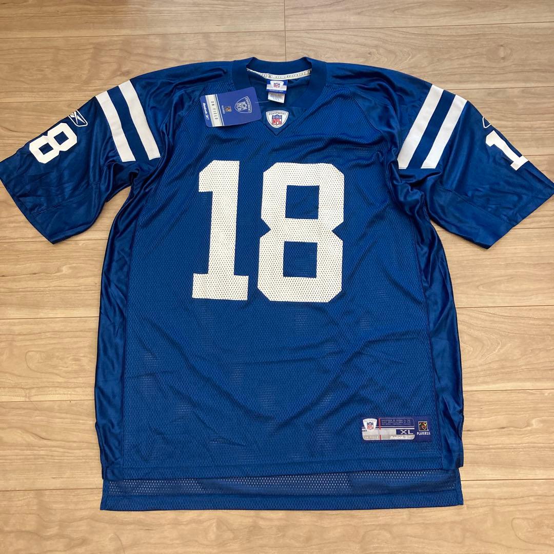 Reebok デッドストック NFL インディアナ ポリス マニング サイズXL