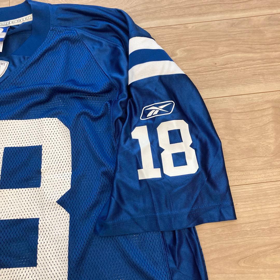 Reebok デッドストック NFL インディアナ ポリス マニング サイズXL