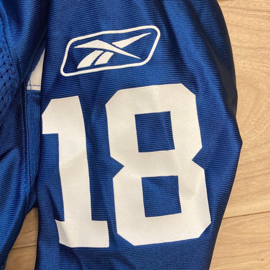 Reebok デッドストック NFL インディアナ ポリス マニング サイズXL