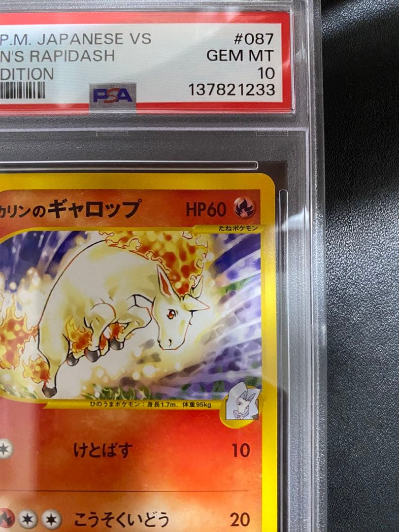 カリンのギャロップ VS psa10 ポケモンカードe 087/141