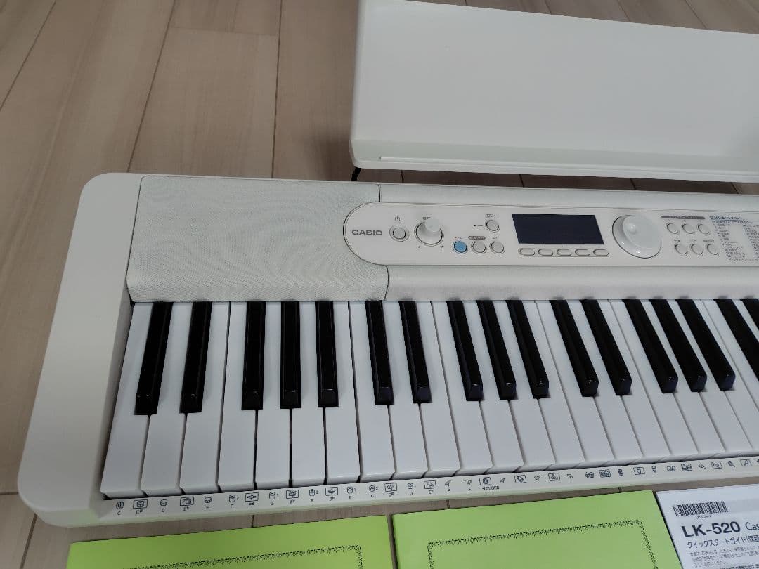 【2023年新品購入】電子ピアノ 光ナビ LK-520 CASIO 未使用に近い