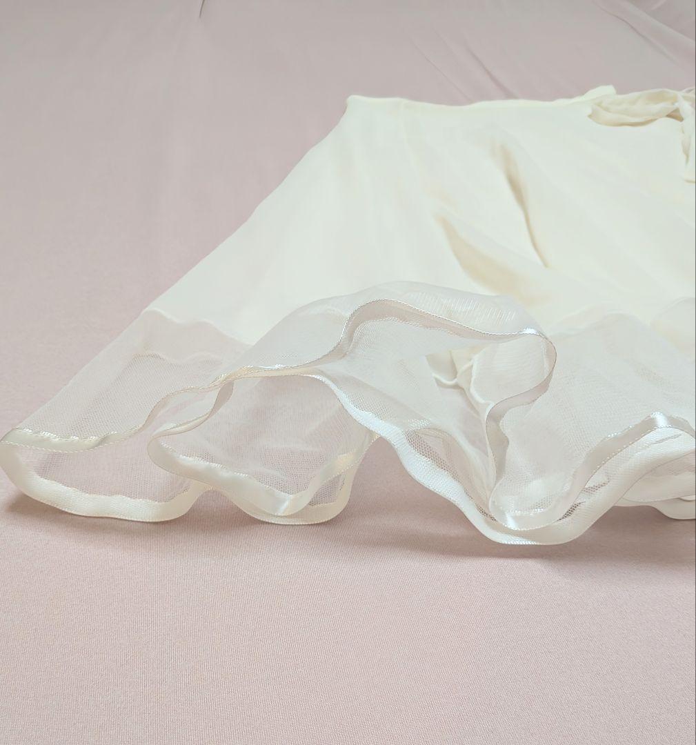 【極美品】チャコット バレエ スカート シフォン×チュール パイピング丈50cm