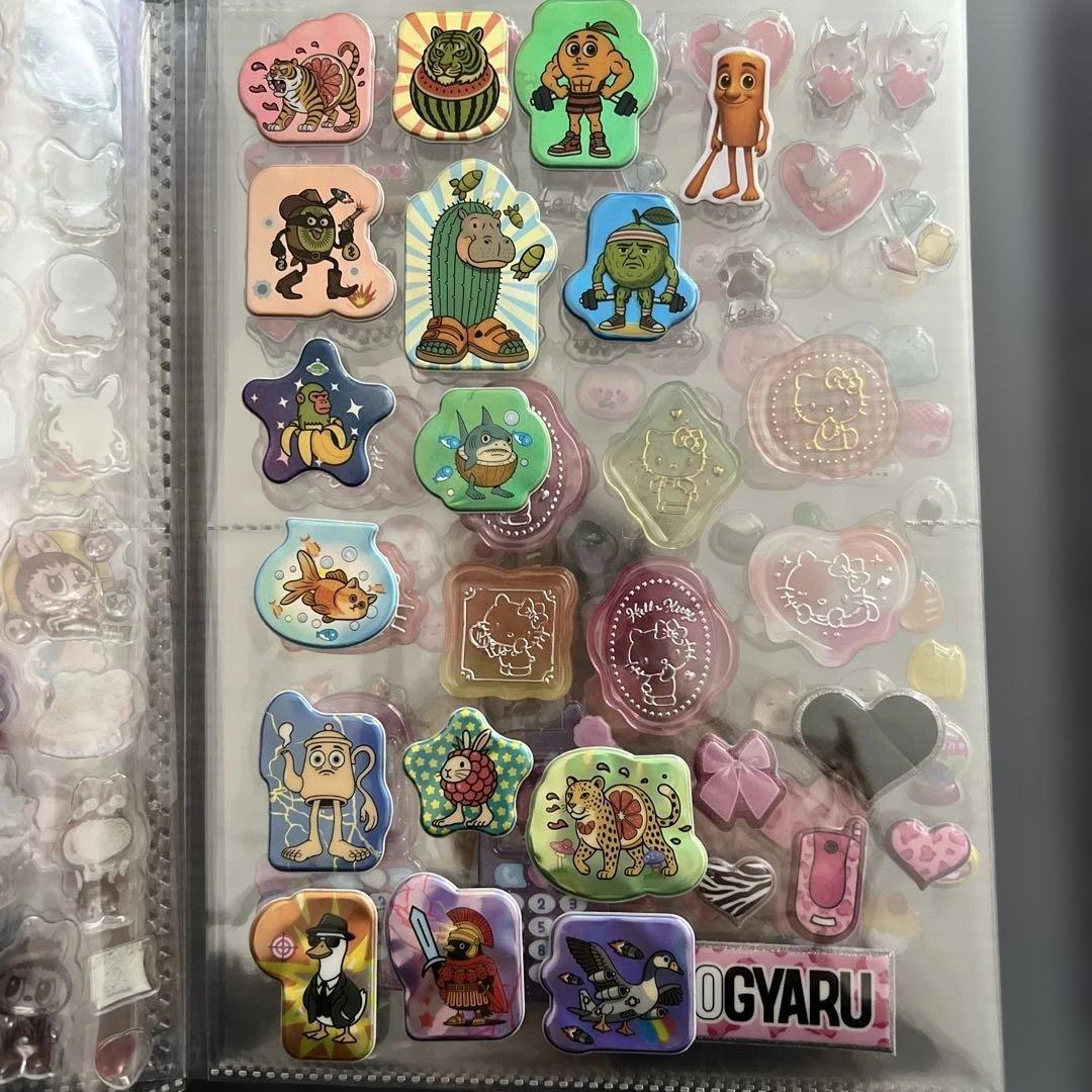 値下げ！シール帳完成品　シール大量　ボンボンドロップシール