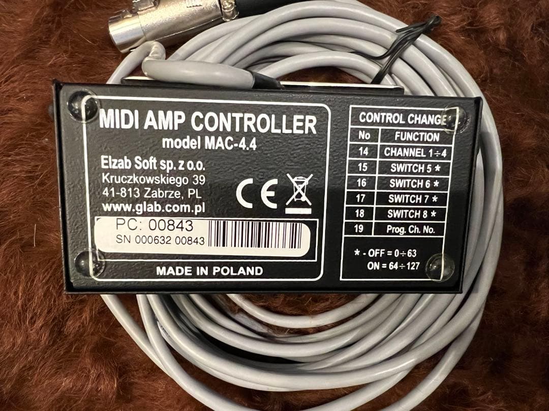 G-LAB MAC-4.4 MIDIアンプコントローラー