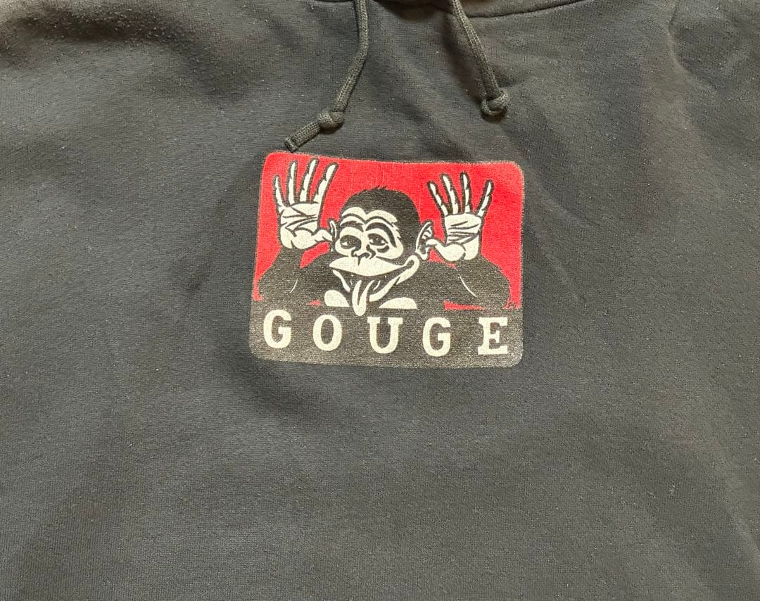 90‘s GOUGE Sweat Hoodie ガウジー ヴィンテージ パーカー