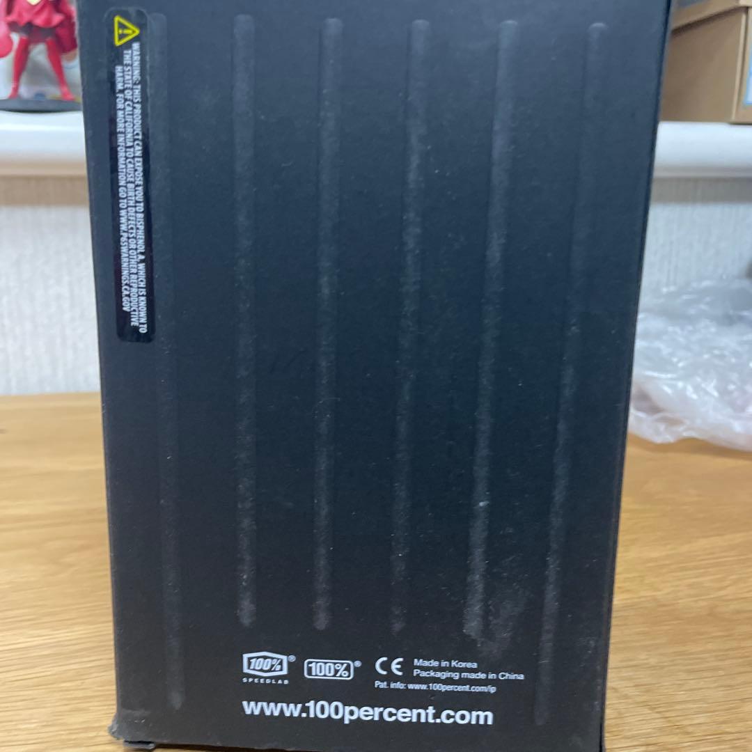 100パーセント　ワンハンドレッド ブラック スモークミラーサングラス