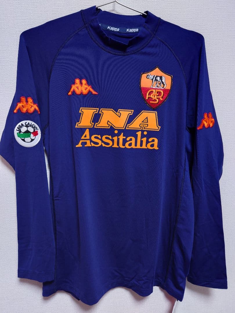 未使用　Kappa　2000〜2001　ASRoma　中田英寿　長袖　3rd