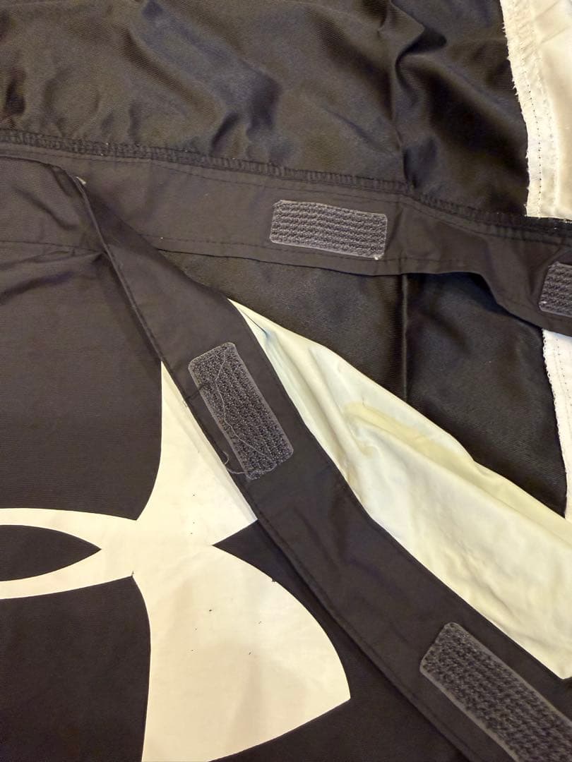 【美品】UNDERARMOUR超多機能防水防寒アウタージャケットLG黒