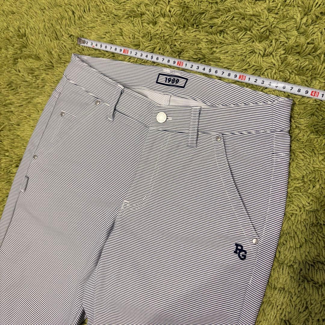 パーリーゲイツ PEARLYGATES ストレッチパンツ 細ボーダー サイズ1