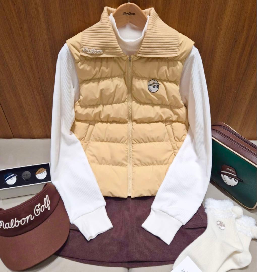 新品未使用 ゴルフ malbon マルボン レディース ダウン ジャケット