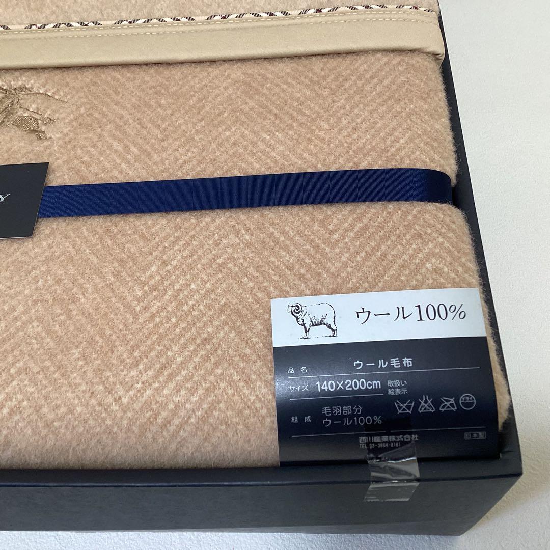 BURBERRY LONDON ウール100% ノバチェック　毛布