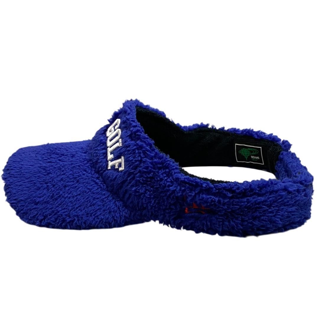 BEAMS GOLF ビームス ゴルフ ボア サンバイザー ブルー メンズ