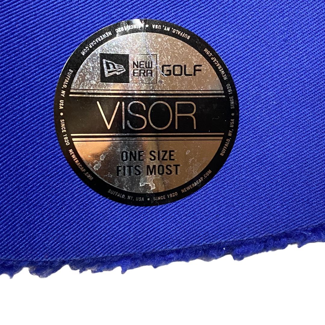 BEAMS GOLF ビームス ゴルフ ボア サンバイザー ブルー メンズ