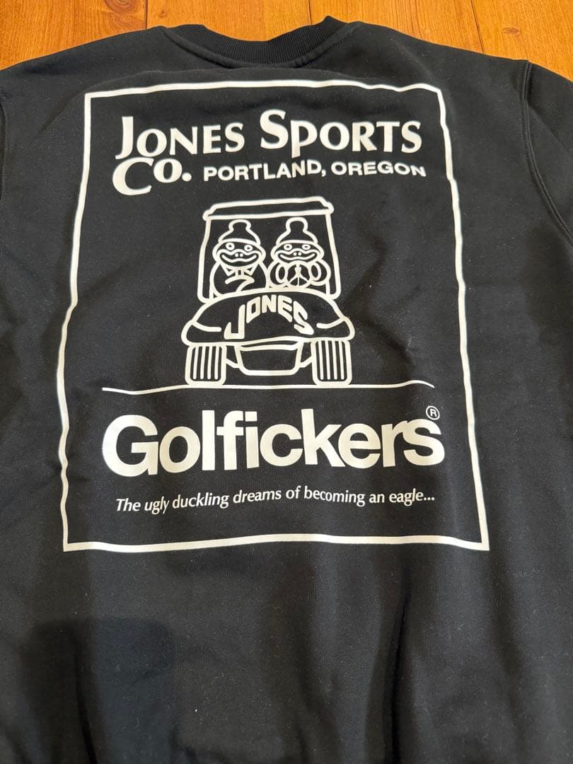 希少　未使用　Jones x Golfickers スウェット　M