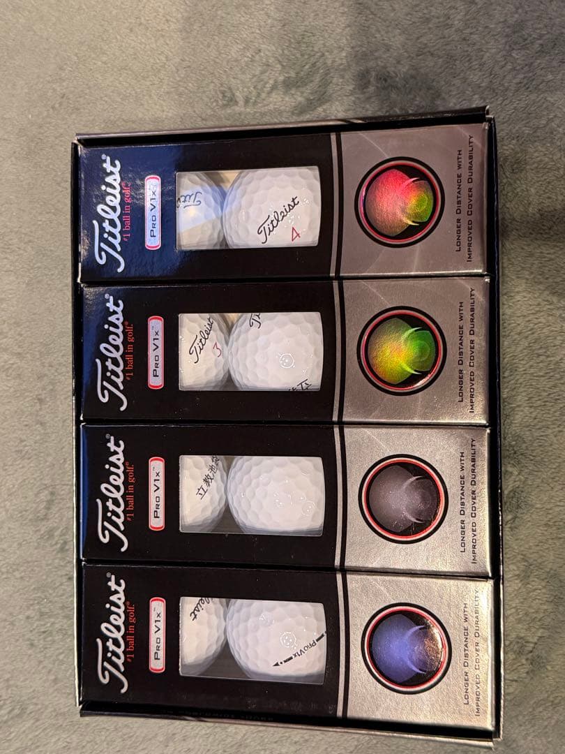 Titleist Pro V1x ゴルフボール 12個入り✖️2ダース