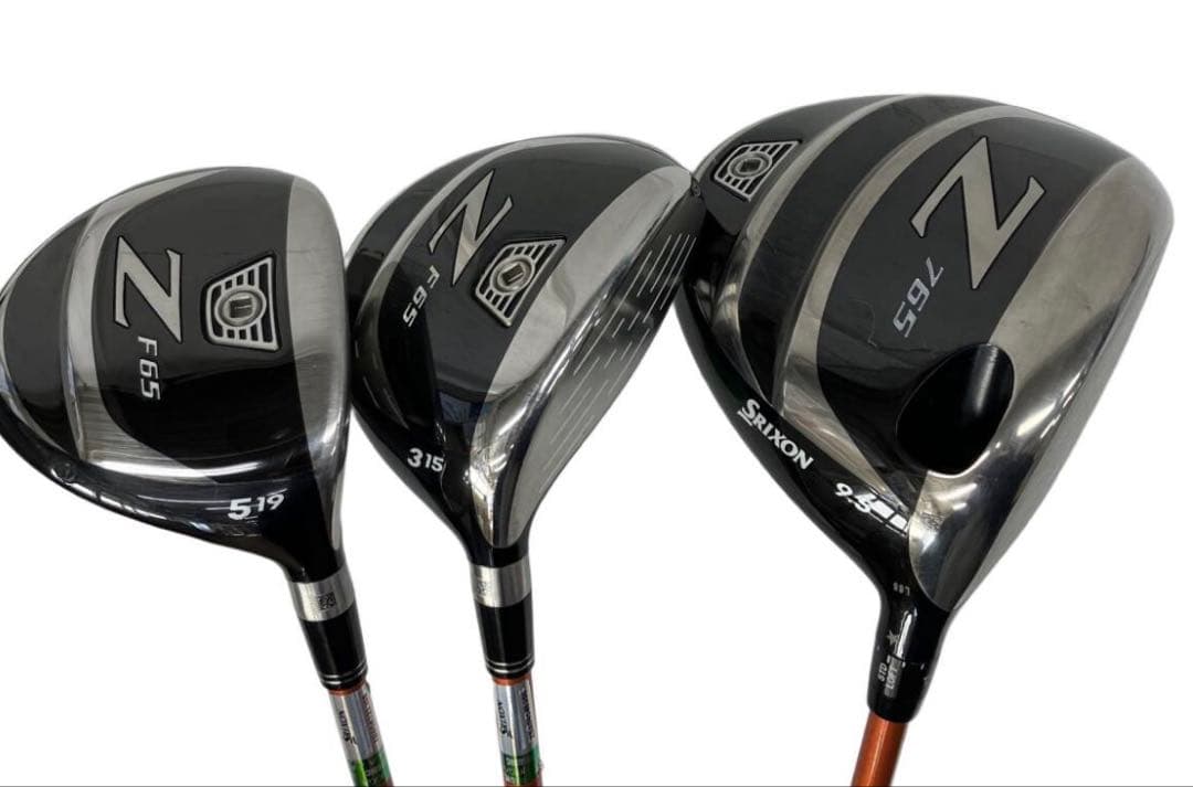 美品　ダンロップ SRIXON Z765 1D F65 等ウッド計3本セットＳ