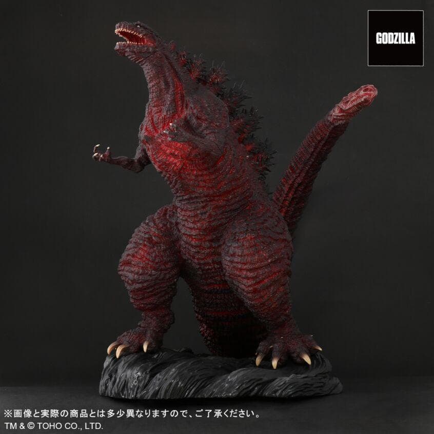 日比谷ゴジラスクエア　ゴジラ像　5th anniversary　レッドクリア