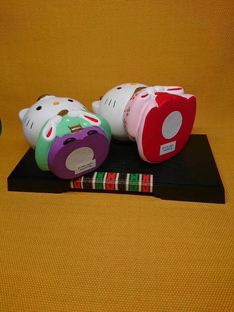 【美品】ハローキティ　人形　陶器　置物　インテリア　工芸品　美術品　A3075