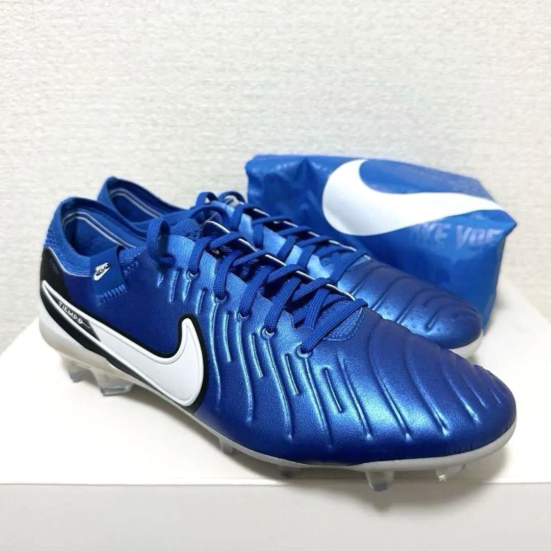ナイキ 27.5 レジェンド 10 エリート スパイク サッカー FG 靴 青
