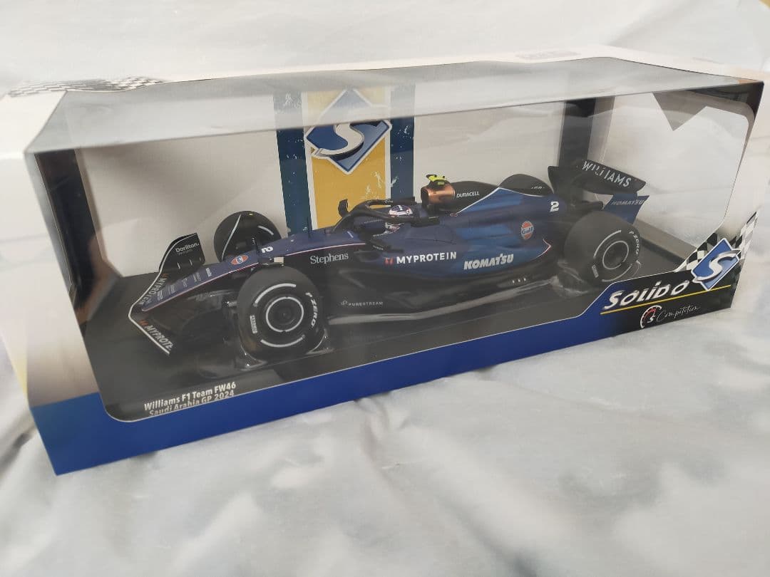 【中古】F1 ミニカー 1/18 ウィリアムズF1 FW46 サウジアラビアGP