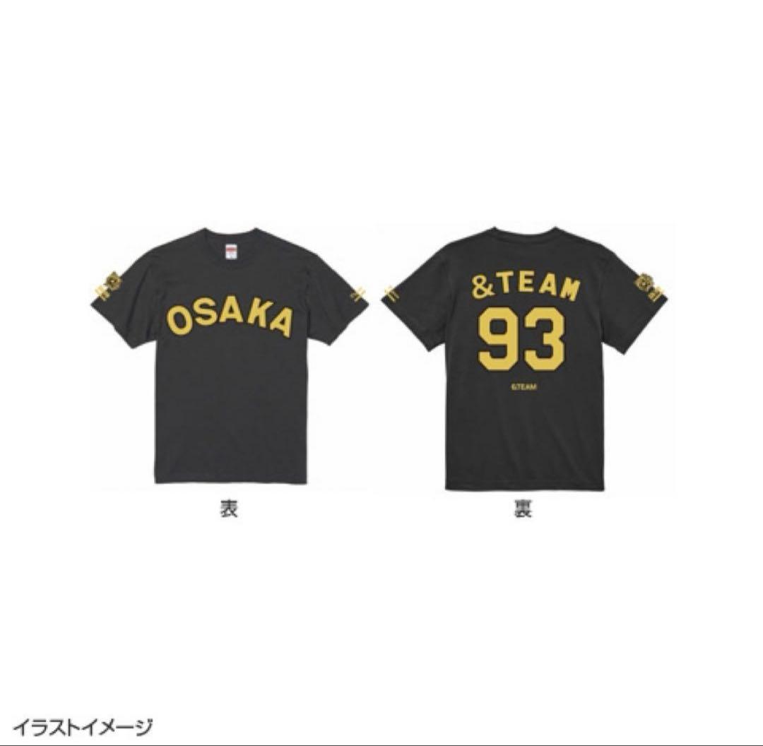 阪神タイガース B-LUCK DYNAMITE 「&TEAM」 TシャツＬ