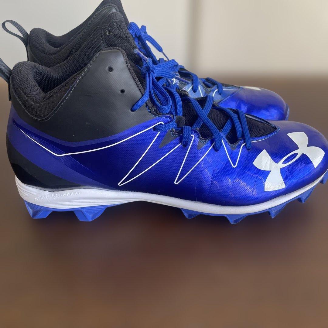 K*a様 UNDER ARMOUR 青 ハイカット スパイク