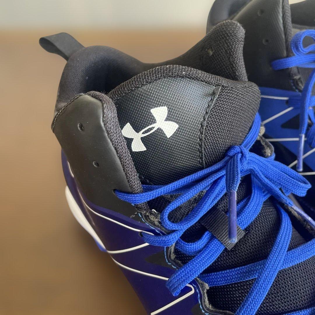 K*a様 UNDER ARMOUR 青 ハイカット スパイク