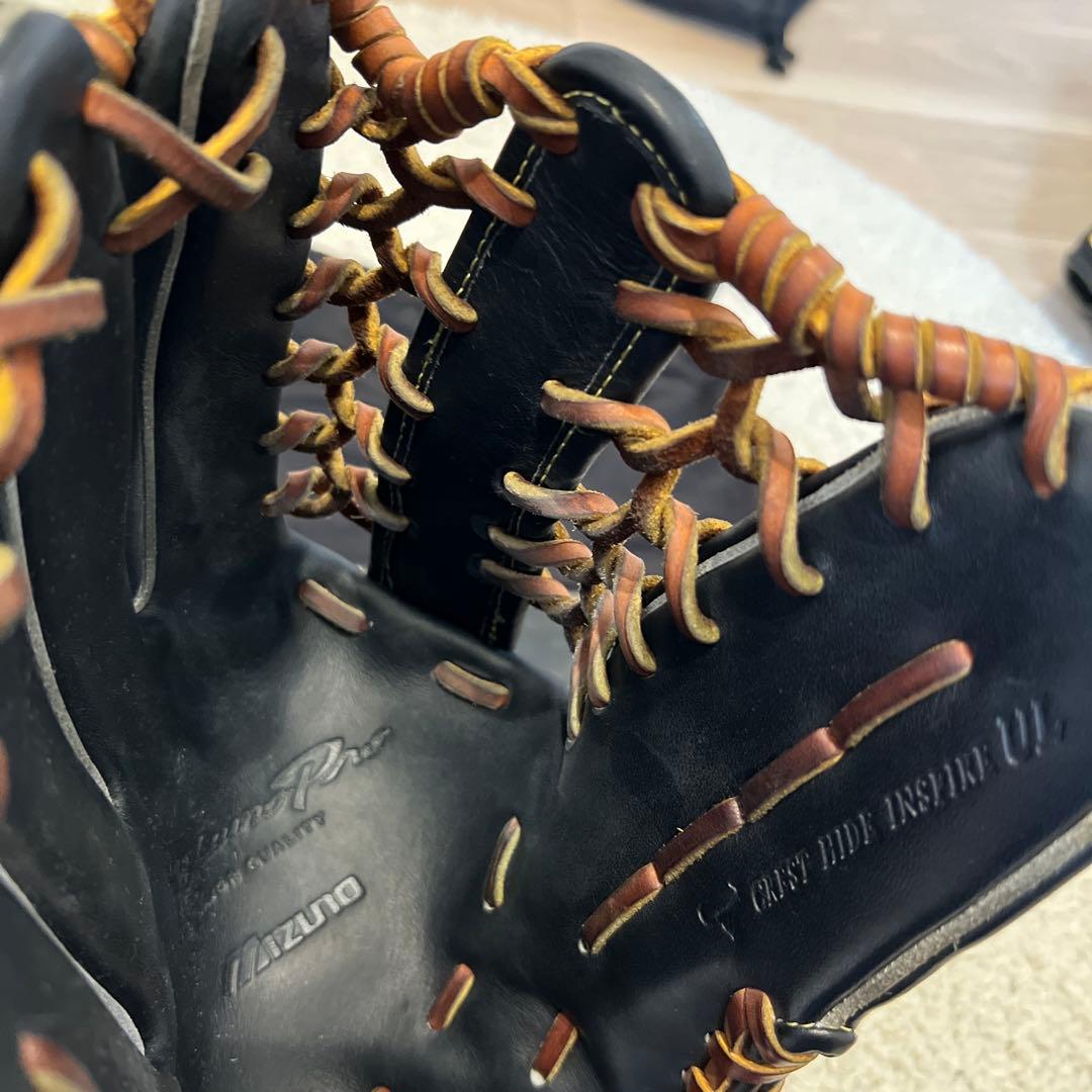 Mizuno 軟式グローブ 黒　ミズノプロ