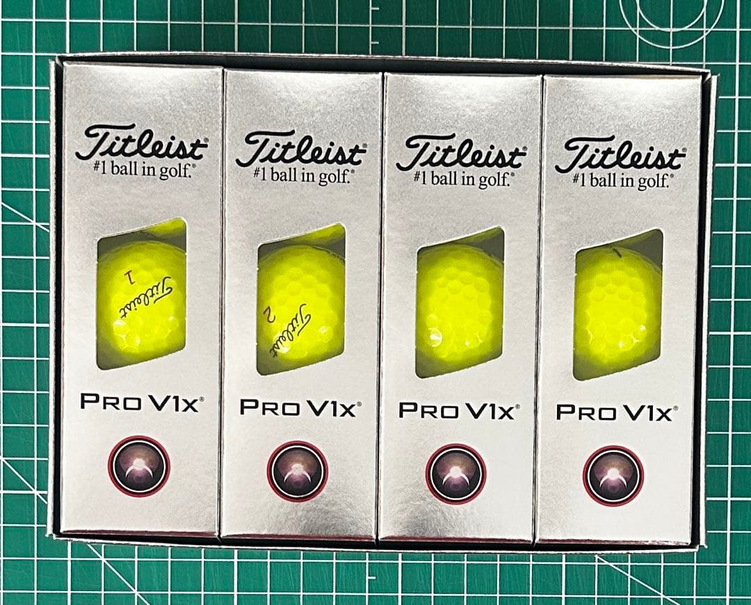 未使用 Titleist Pro V1x イエロー 12個入り