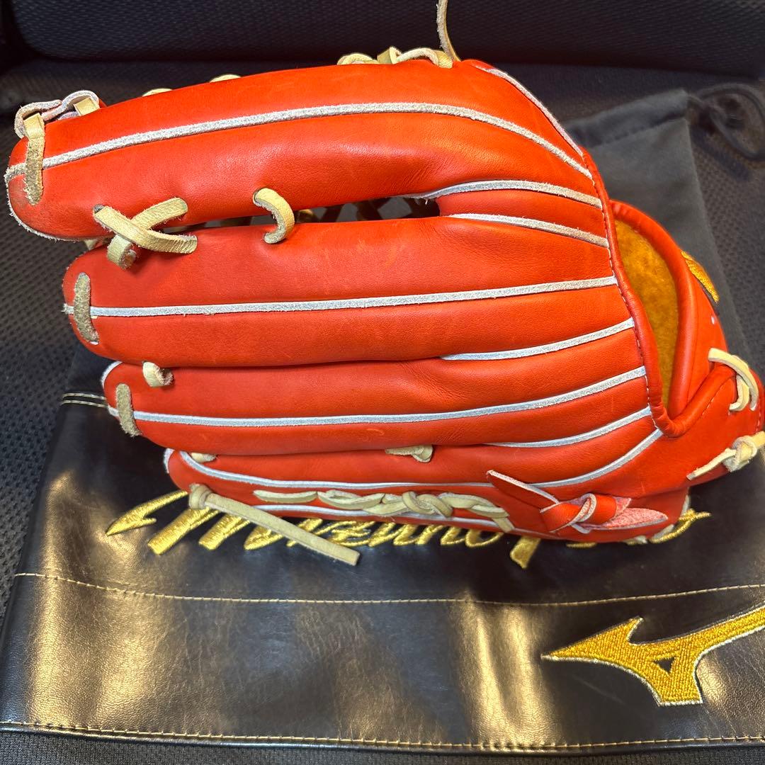 ミズノ硬式 グローブ 外野手用 ミズノプロ Classic BSS グラブ袋付き