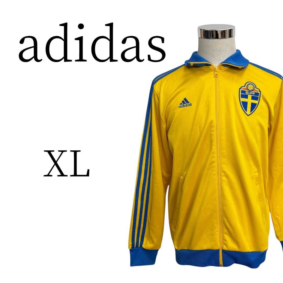 adidas アディダス 黄/青 トラックジャケット SVFF TRK XL