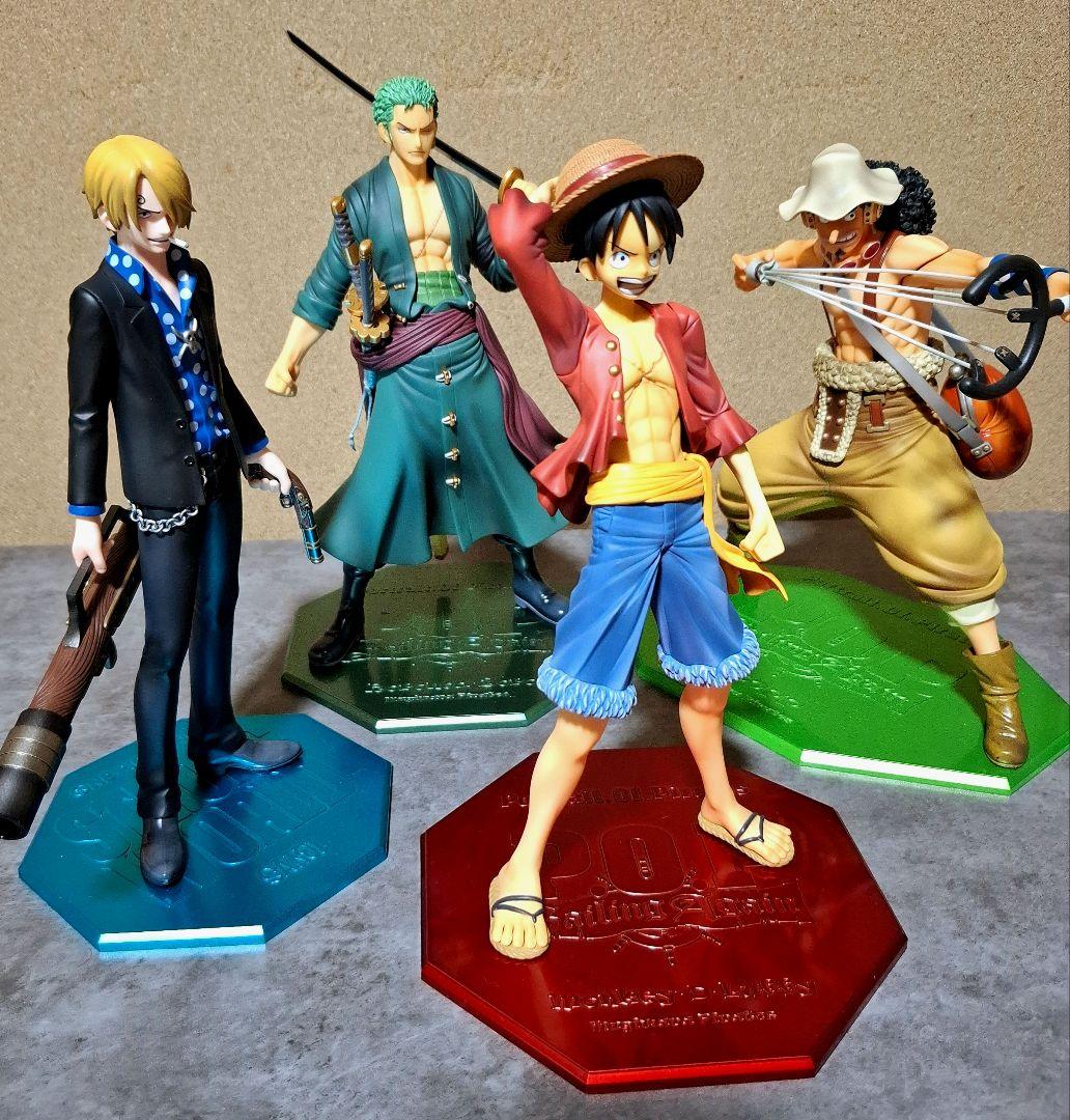 ONE PIECE ワンピース ルフィ ゾロ サンジ ウソップ フィギュアセット