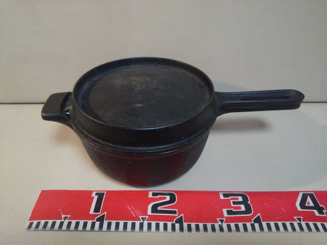 南部鉄器　中古　片手鍋タイプ　ダッチオーブン　岩手　キャンプ　及源　OIGEN