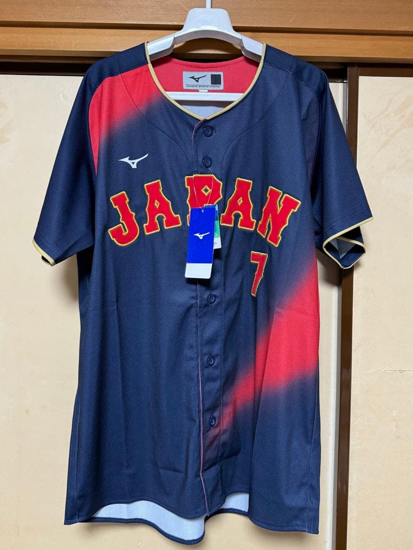 2026 WBC 佐藤輝明 直筆サイン ビジターレプリカユニフォーム 侍ジャパン
