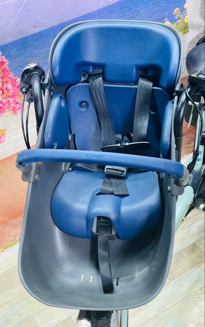 パナソニックギュット⭐️12AH！子供乗せ電動アシスト自転車Y3553